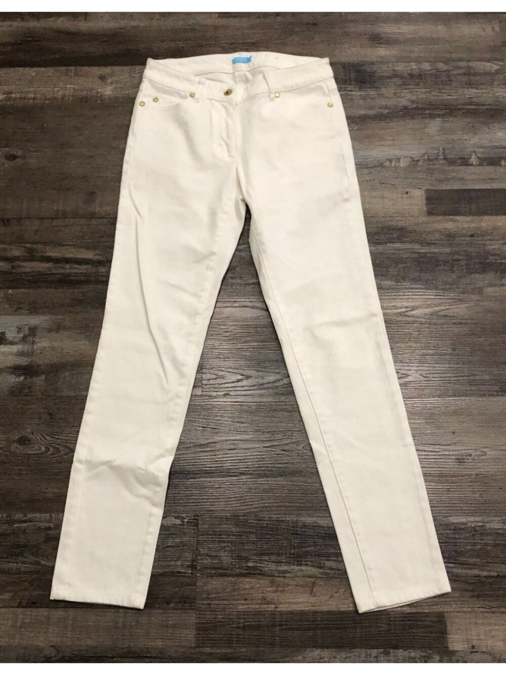 J.Mclaughlin Womens Size 0 White Slim Fit Jeans 29" Inseam